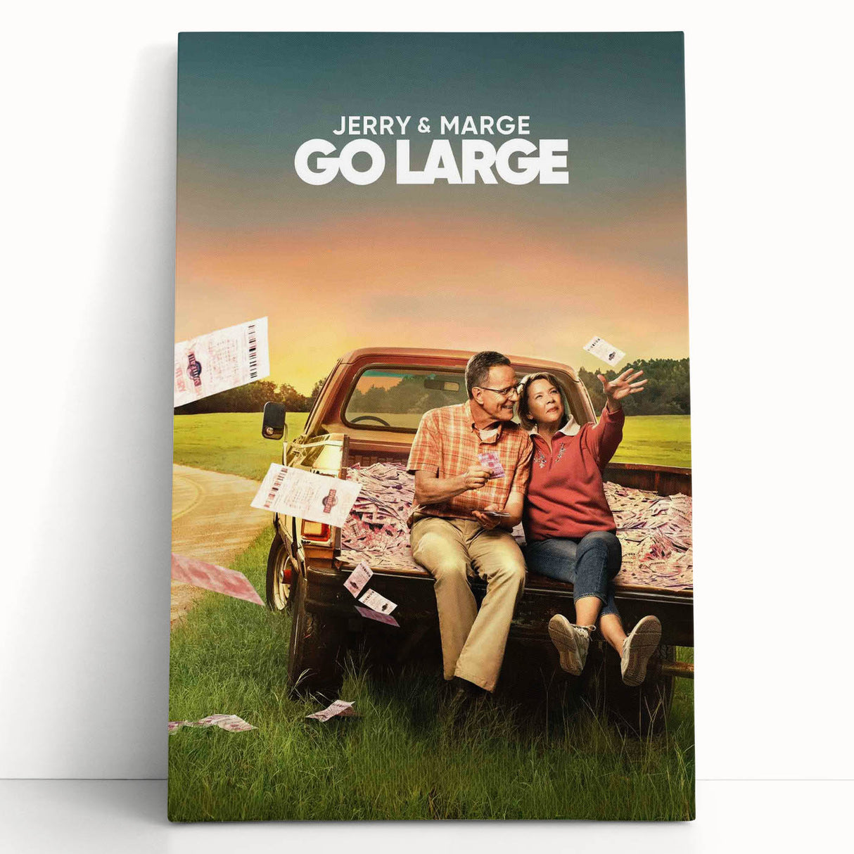 2020s Vintage Movie Poster – Jerry & Marge Go Large Retro Film Art