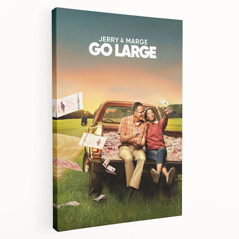 2020s Vintage Movie Poster – Jerry & Marge Go Large Retro Film Art