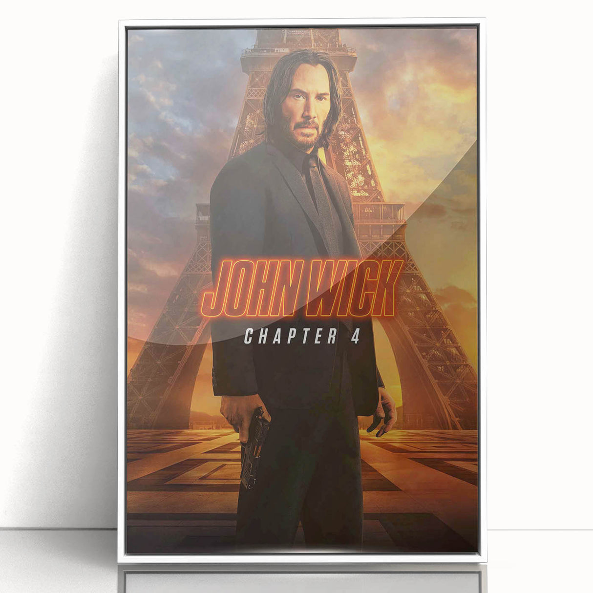 2020s Vintage Movie Poster – John Wick Chapter 4 Retro Film Print