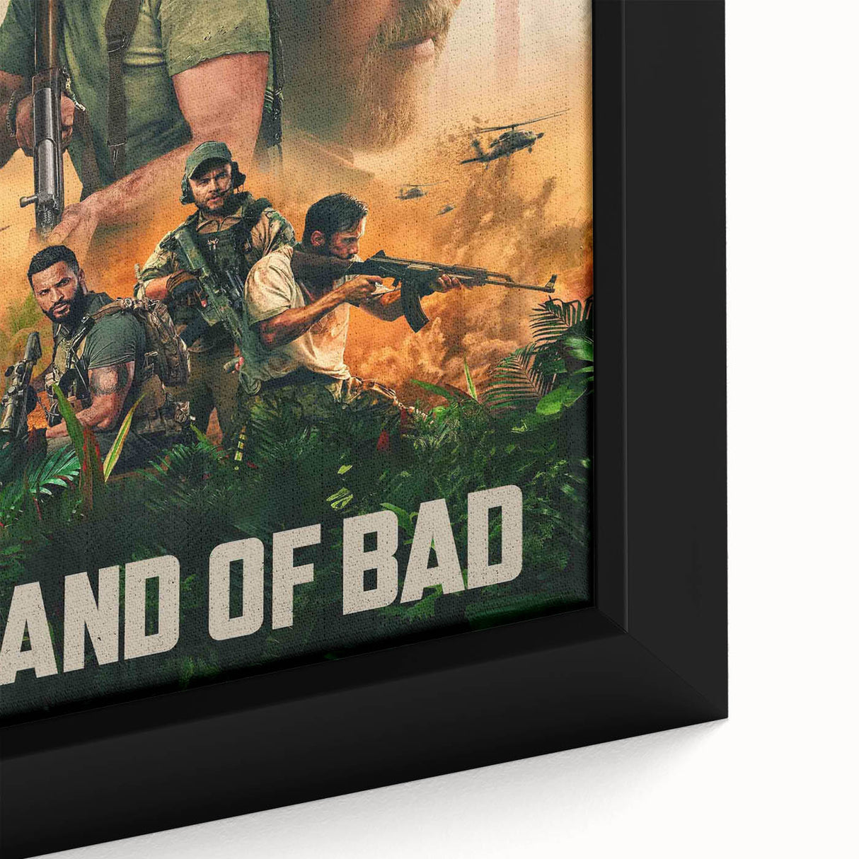 2020s Vintage Movie Poster – Land of Bad Retro Film Art Print