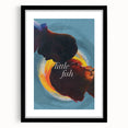 2020s Vintage Movie Poster – Little Fish Retro Film Art Print