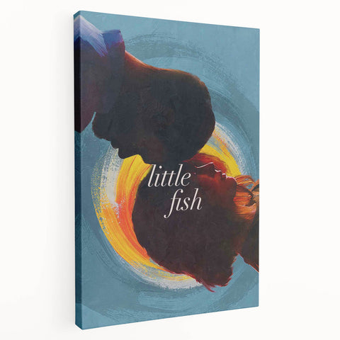 2020s Vintage Movie Poster – Little Fish Retro Film Art Print