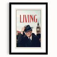 2020s Vintage Movie Poster – Living Retro Film Art Collectible Print