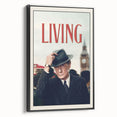 2020s Vintage Movie Poster – Living Retro Film Art Collectible Print