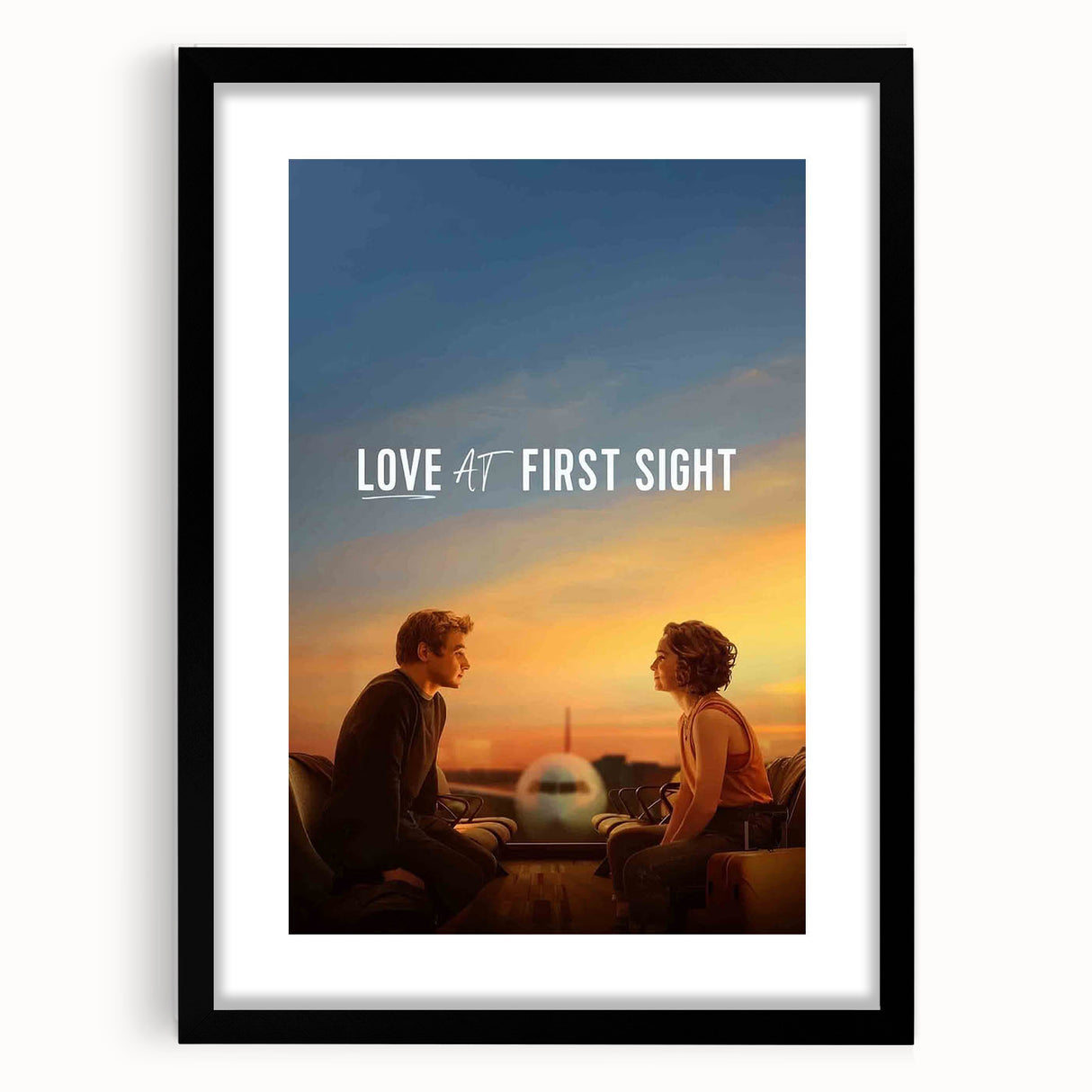 2020s Vintage Movie Poster – Love at First Sight Retro Film Art