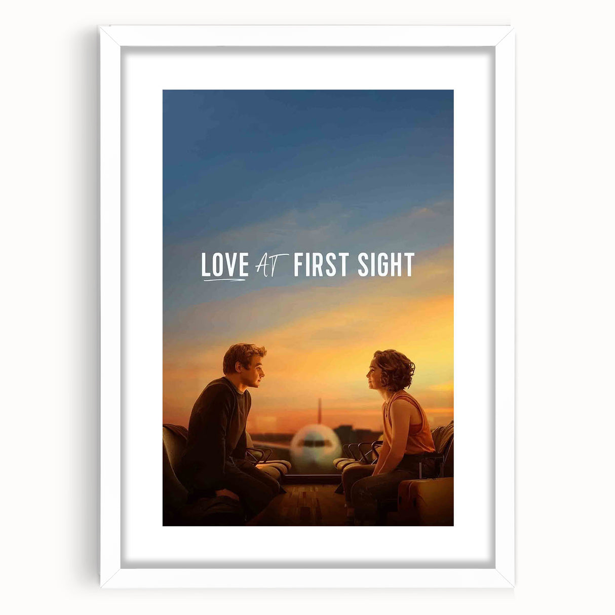 2020s Vintage Movie Poster – Love at First Sight Retro Film Art