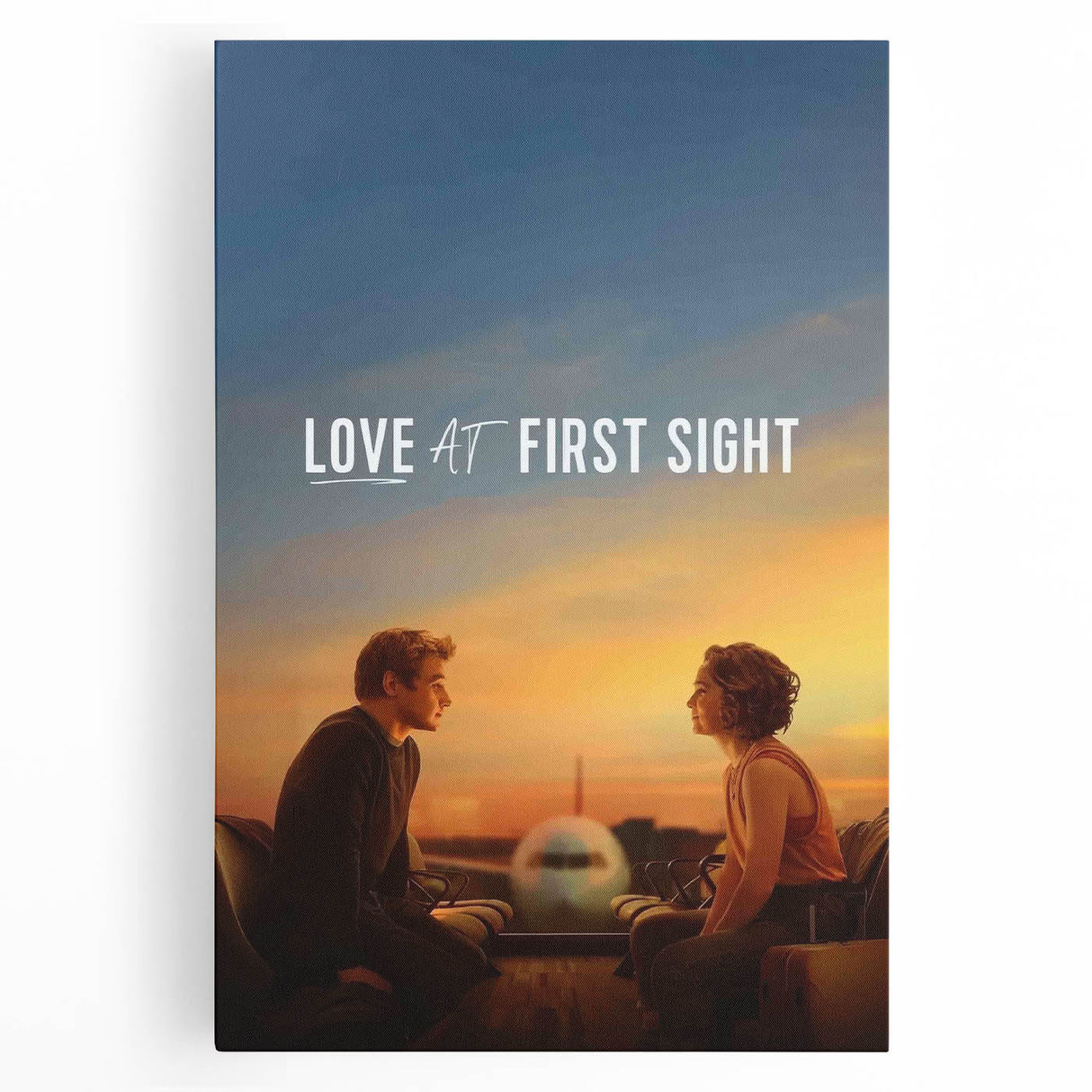 2020s Vintage Movie Poster – Love at First Sight Retro Film Art