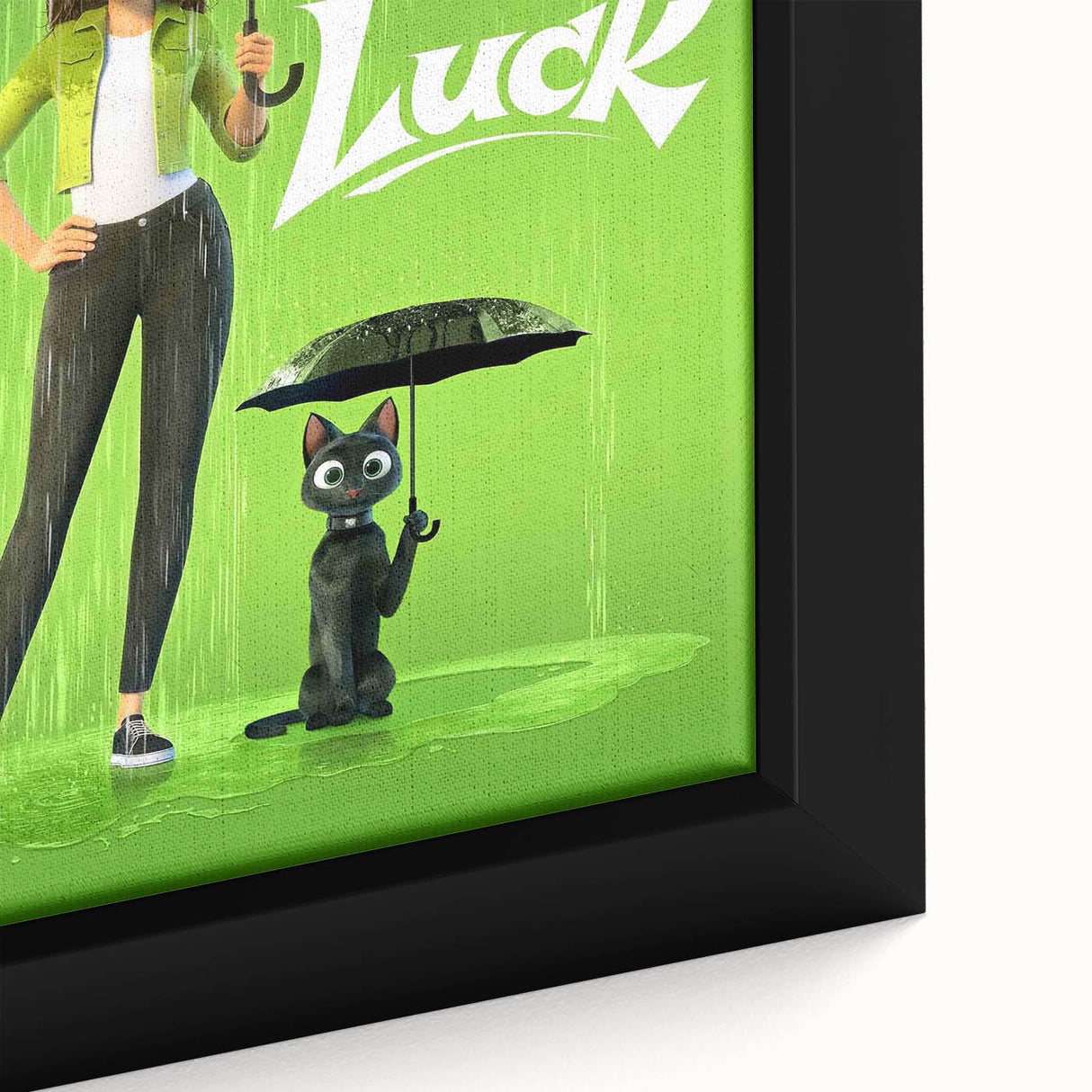 2020s Vintage Movie Poster – Luck Retro Film Art Collectible Print