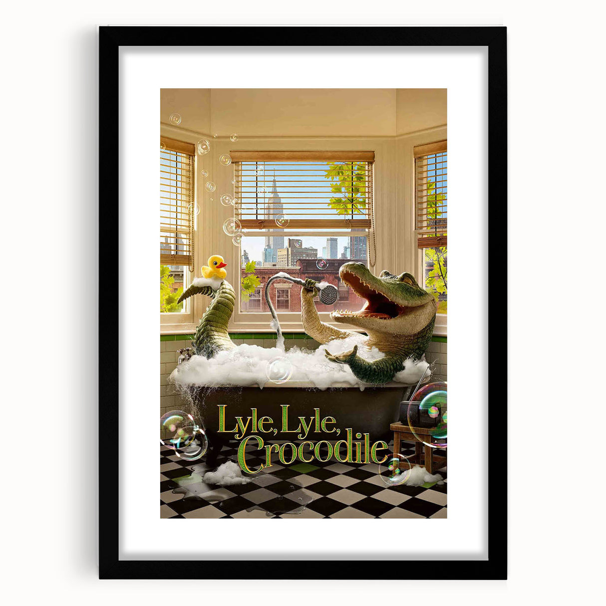 2020s Vintage Movie Poster – Lyle, Lyle, Crocodile Retro Film Art