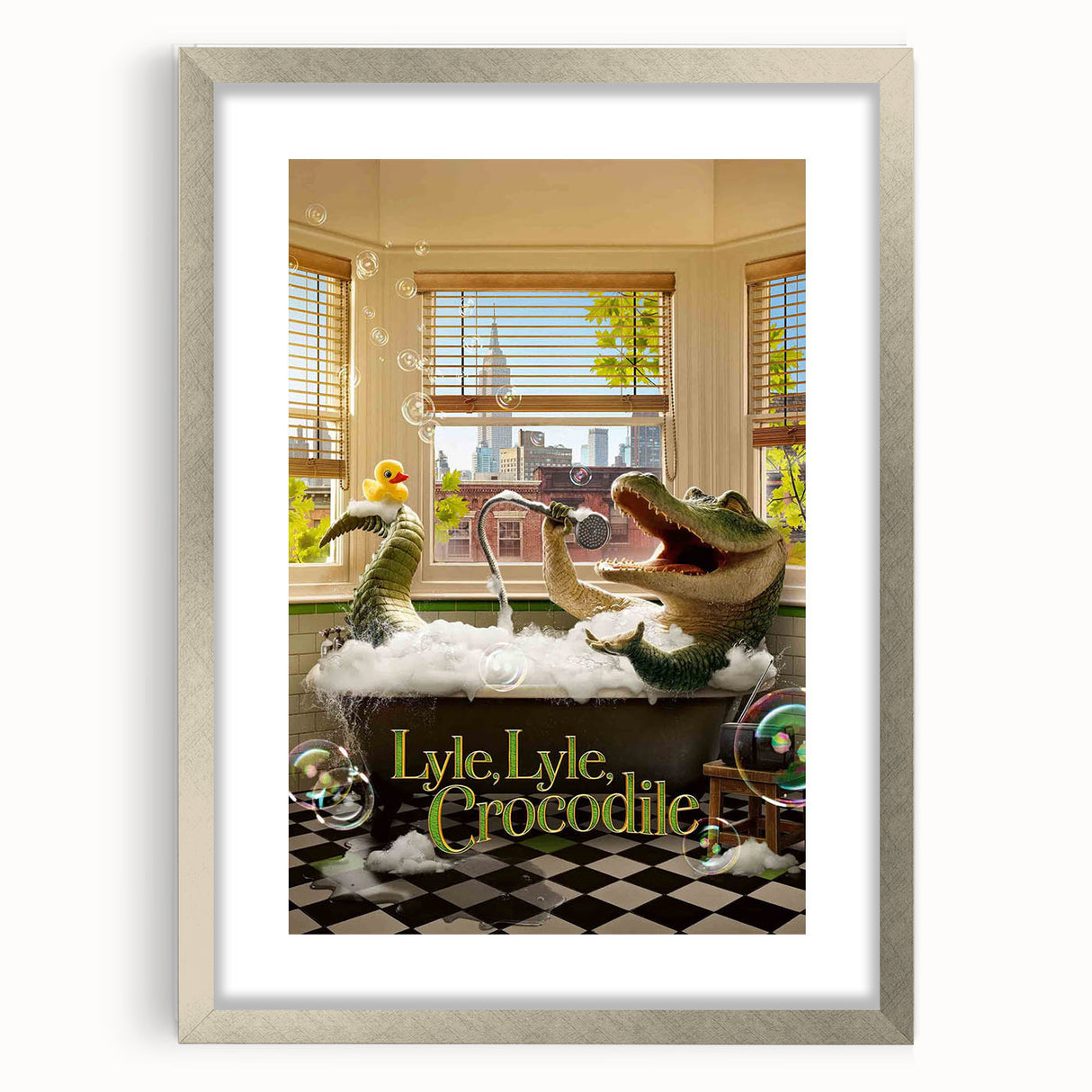 2020s Vintage Movie Poster – Lyle, Lyle, Crocodile Retro Film Art
