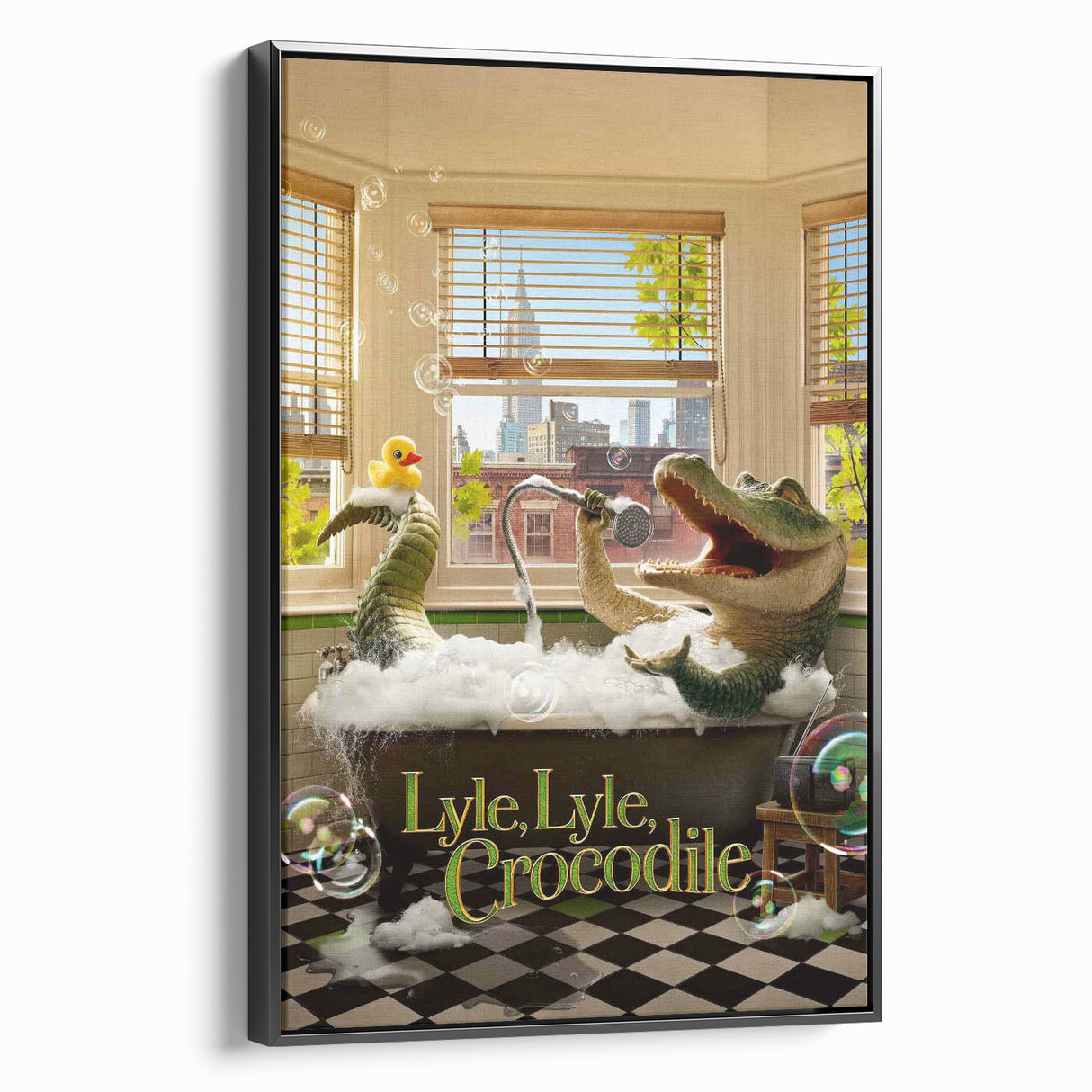 2020s Vintage Movie Poster – Lyle, Lyle, Crocodile Retro Film Art