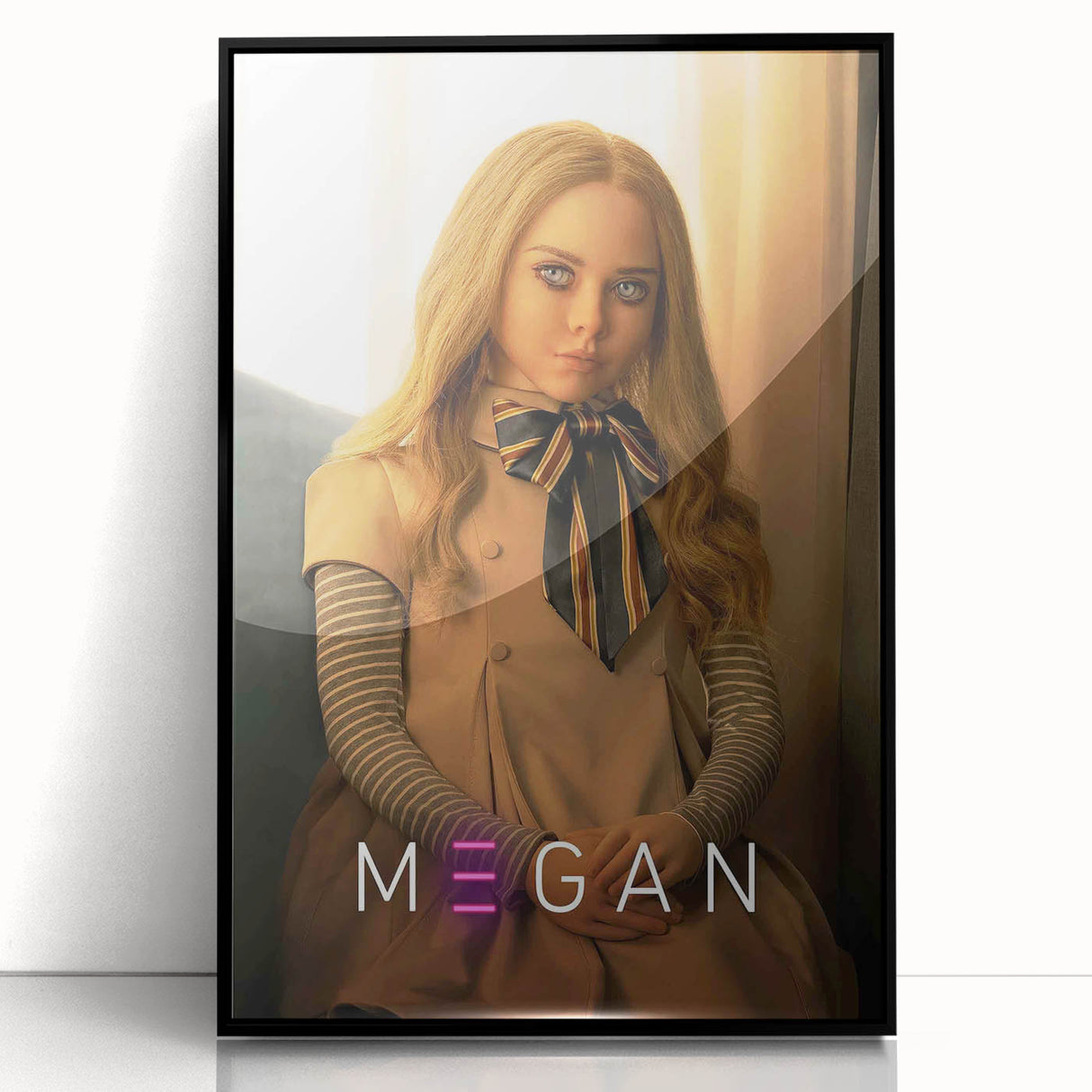 2020s Vintage Movie Poster – M3GAN Retro Film Art Collectible Print