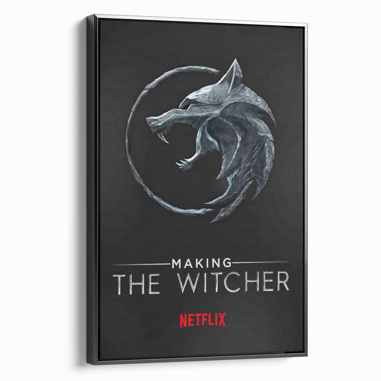 2020s Vintage Movie Poster – Making The Witcher Retro Film Art