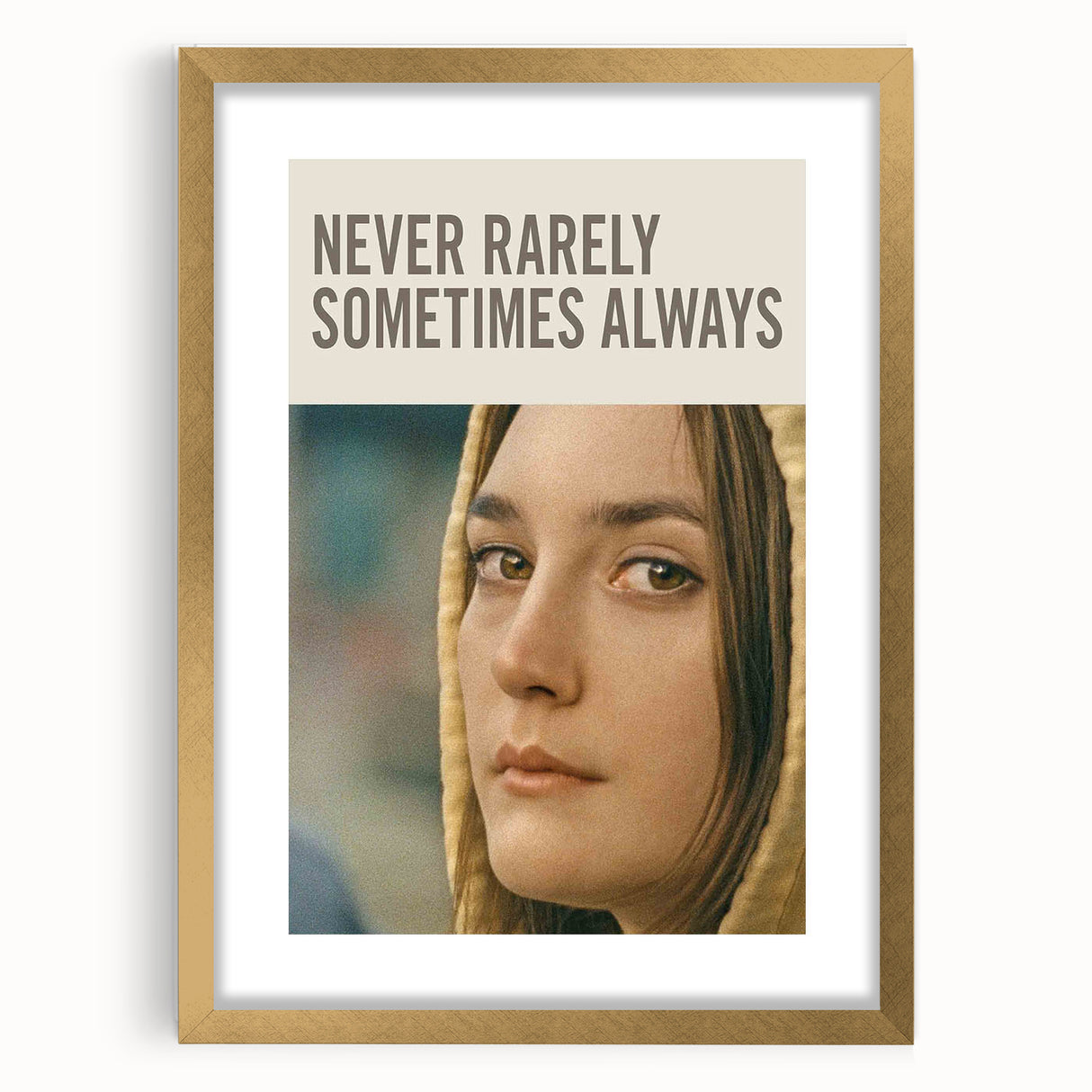 2020s Vintage Movie Poster Never Rarely Sometimes Always – Retro Film Art Print