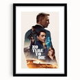 2020s Vintage Movie Poster No Time to Die – Retro Film Art Print