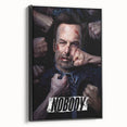 Nobody (2021) 2020s Vintage Movie Poster – Retro Film Art Print