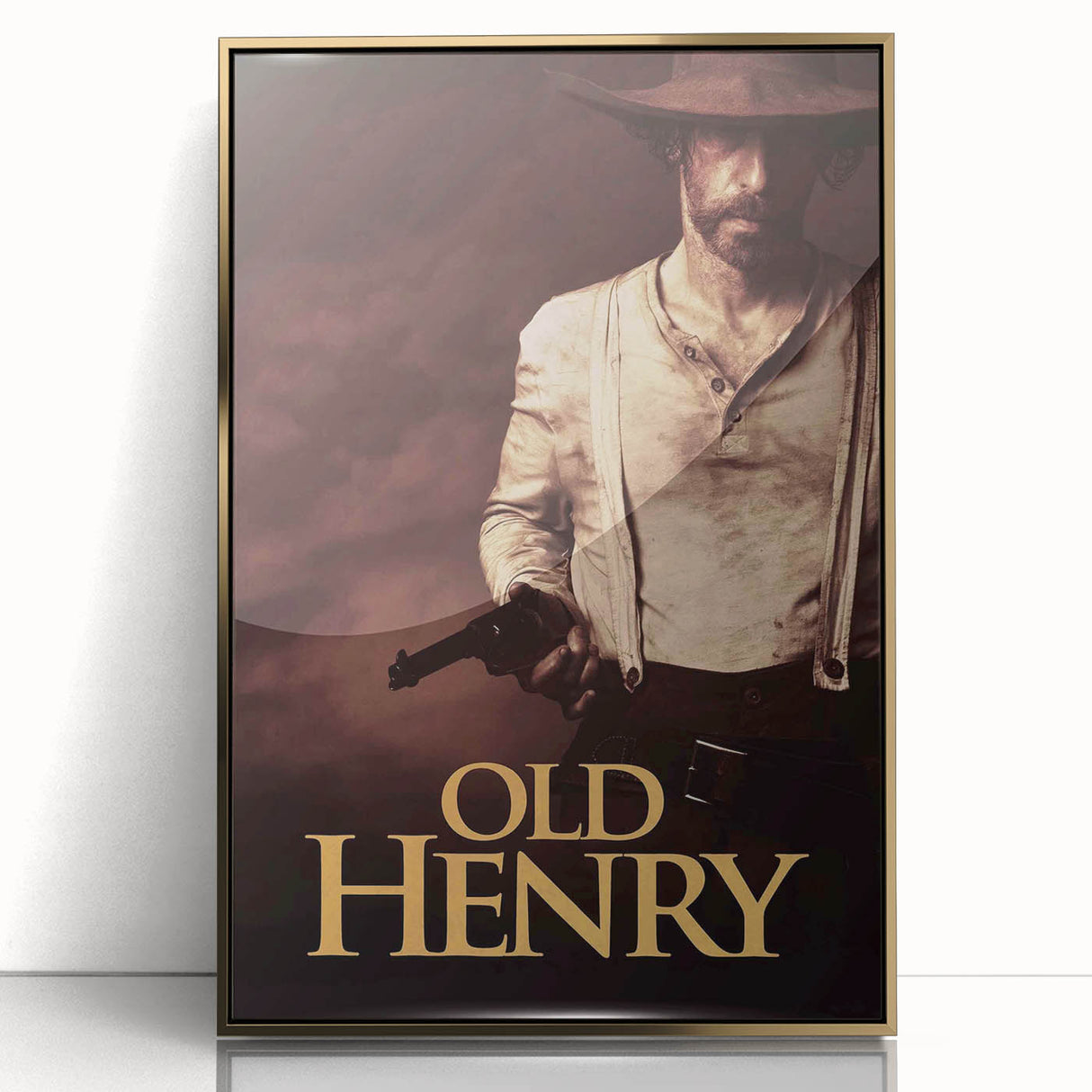 Old Henry 2020s Vintage Movie Poster – Retro Film Art Print