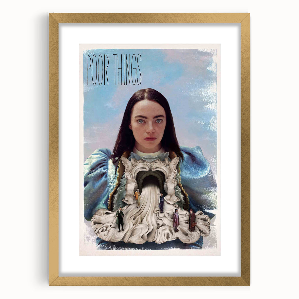 Poor Things 2020s Vintage Movie Poster – Retro Fantasy Art Print