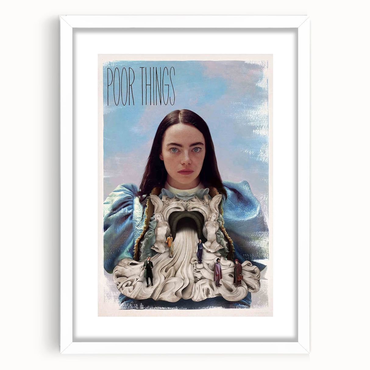 Poor Things 2020s Vintage Movie Poster – Retro Fantasy Art Print
