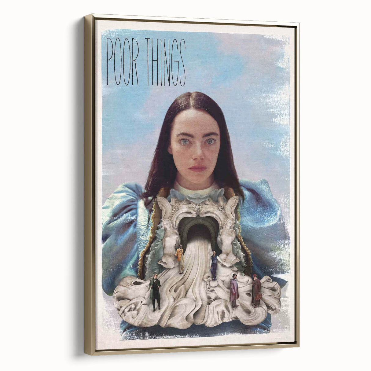 Poor Things 2020s Vintage Movie Poster – Retro Fantasy Art Print
