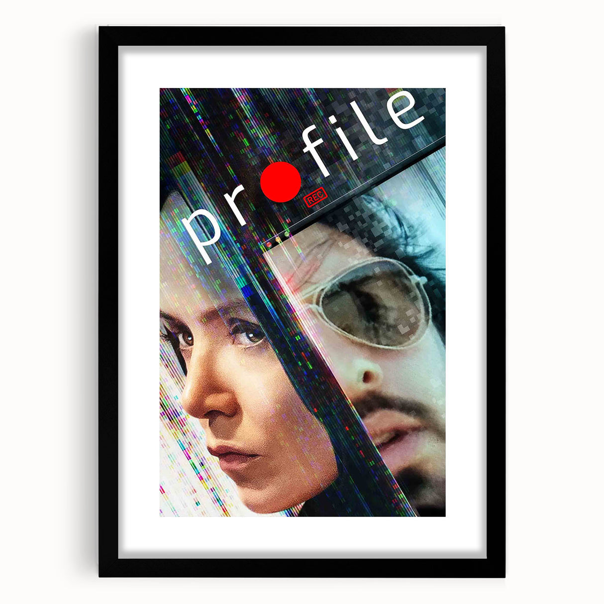 Profile 2020s Vintage Movie Poster – Retro Cyber-Thriller Wall Art