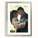 Purple Hearts 2020s Vintage Movie Poster – Romantic Wall Art Print