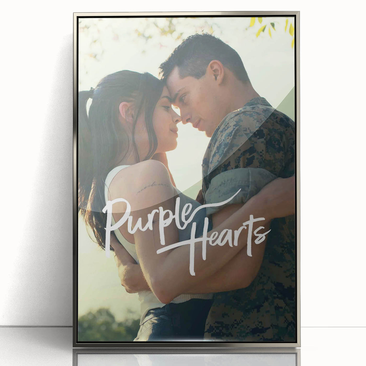 Purple Hearts 2020s Vintage Movie Poster – Romantic Wall Art Print