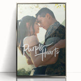 Purple Hearts 2020s Vintage Movie Poster – Romantic Wall Art Print