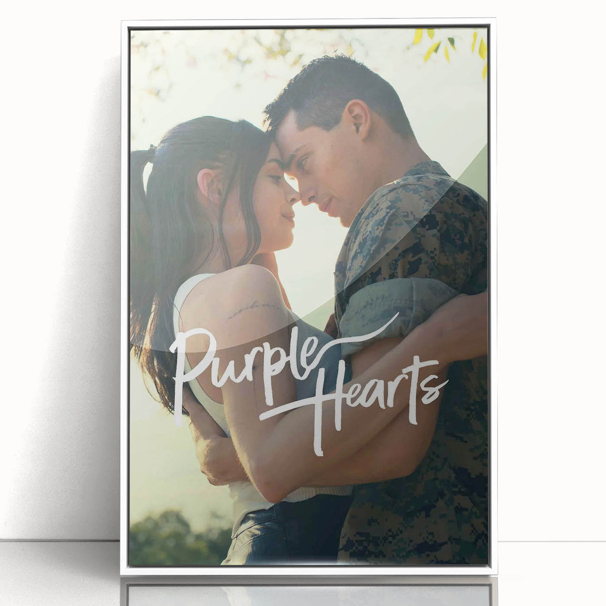 Purple Hearts 2020s Vintage Movie Poster – Romantic Wall Art Print