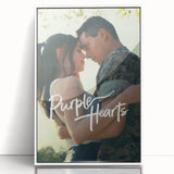 Purple Hearts 2020s Vintage Movie Poster – Romantic Wall Art Print