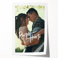 Purple Hearts 2020s Vintage Movie Poster – Romantic Wall Art Print