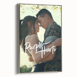 Purple Hearts 2020s Vintage Movie Poster – Romantic Wall Art Print