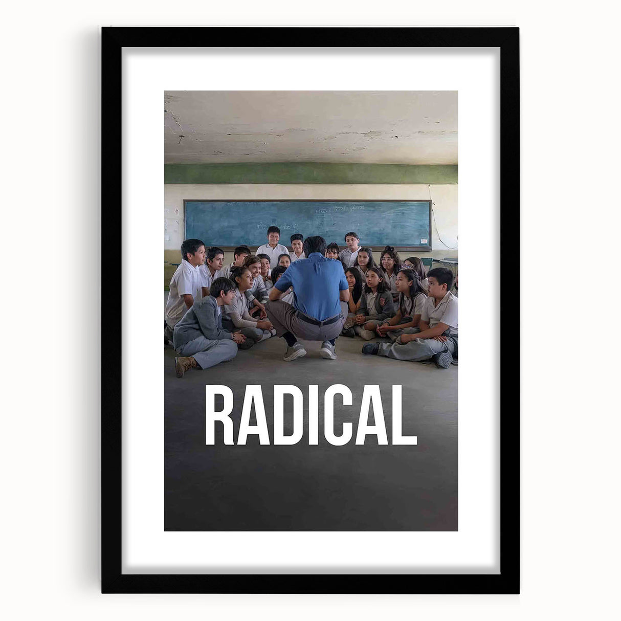 Radical 2020s Vintage Movie Poster – Inspiring Retro Wall Art Print