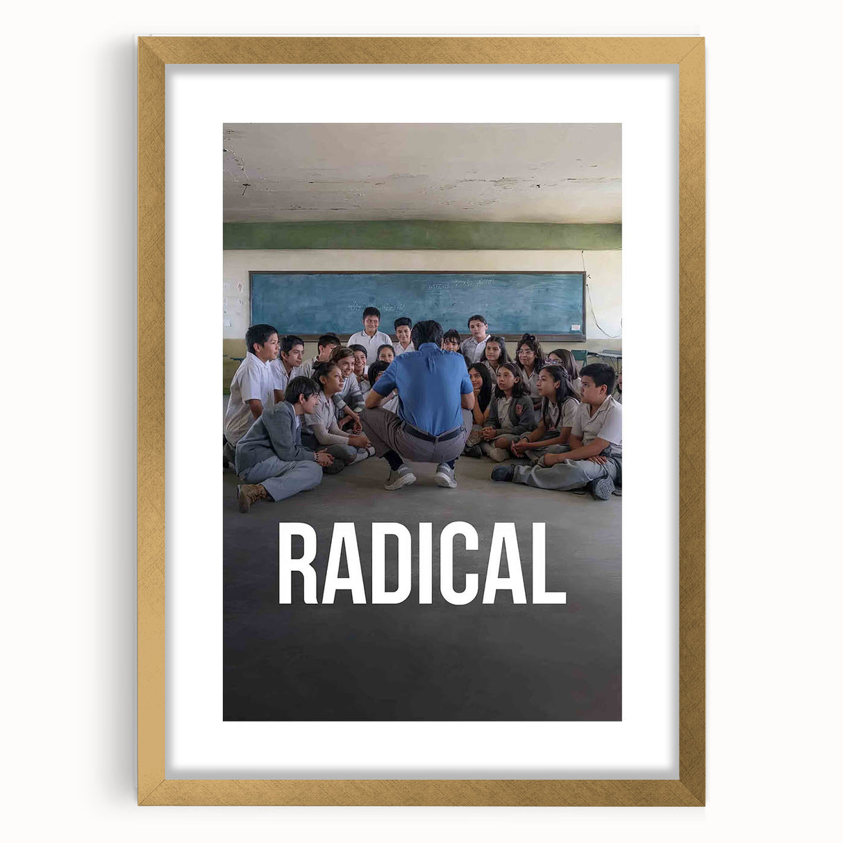 Radical 2020s Vintage Movie Poster – Inspiring Retro Wall Art Print