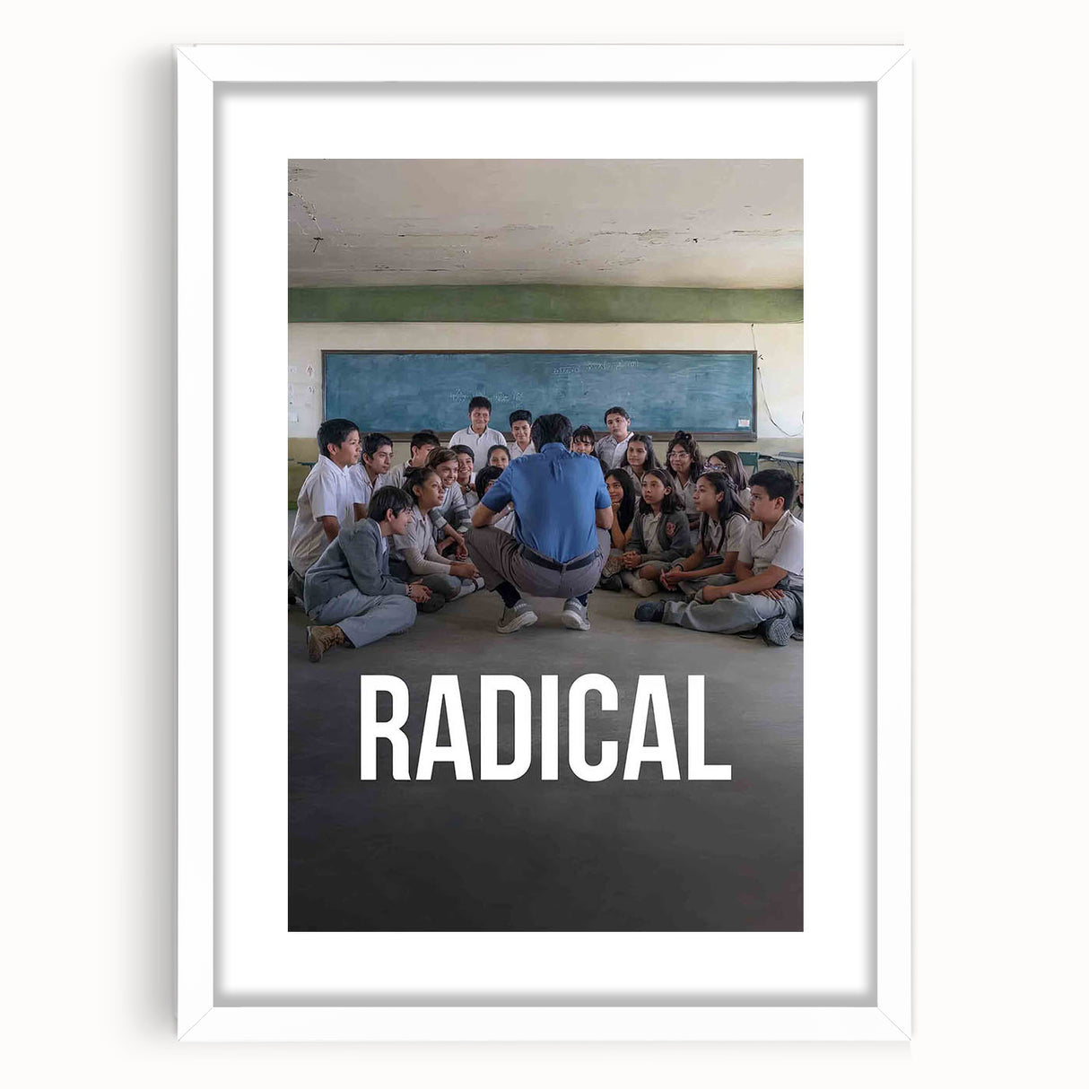 Radical 2020s Vintage Movie Poster – Inspiring Retro Wall Art Print