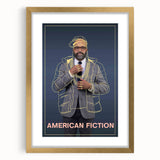 2020s Vintage Movie Poster - American Fiction Retro Film Art