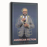 2020s Vintage Movie Poster - American Fiction Retro Film Art