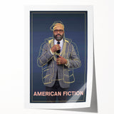 2020s Vintage Movie Poster - American Fiction Retro Film Art