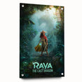Raya and the Last Dragon Poster – 2020s Vintage Fantasy Wall Art