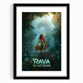 Raya and the Last Dragon Poster – 2020s Vintage Fantasy Wall Art