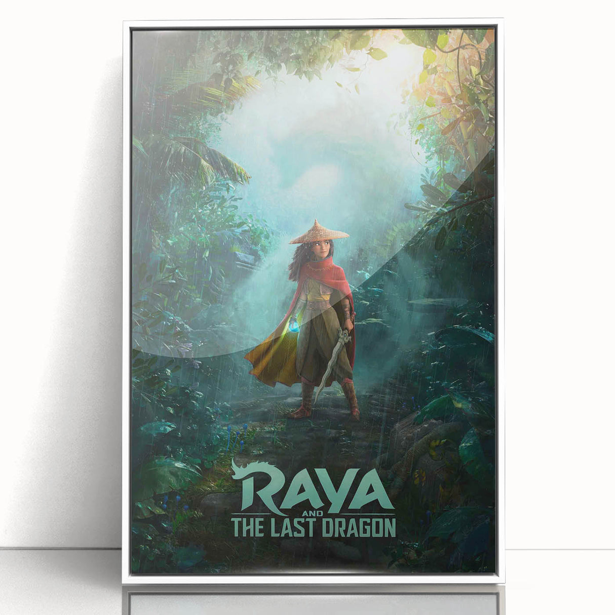 Raya and the Last Dragon Poster – 2020s Vintage Fantasy Wall Art