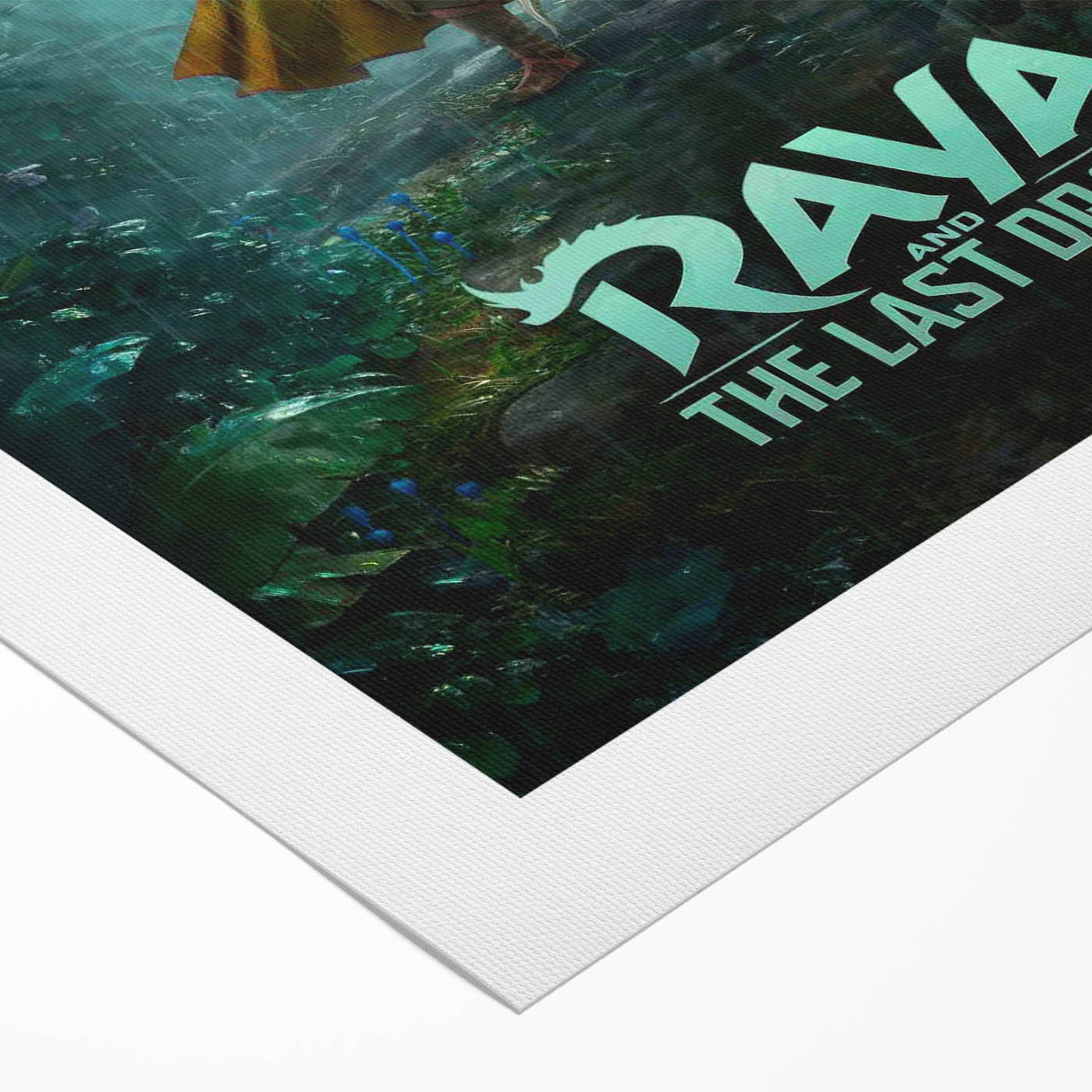 Raya and the Last Dragon Poster – 2020s Vintage Fantasy Wall Art