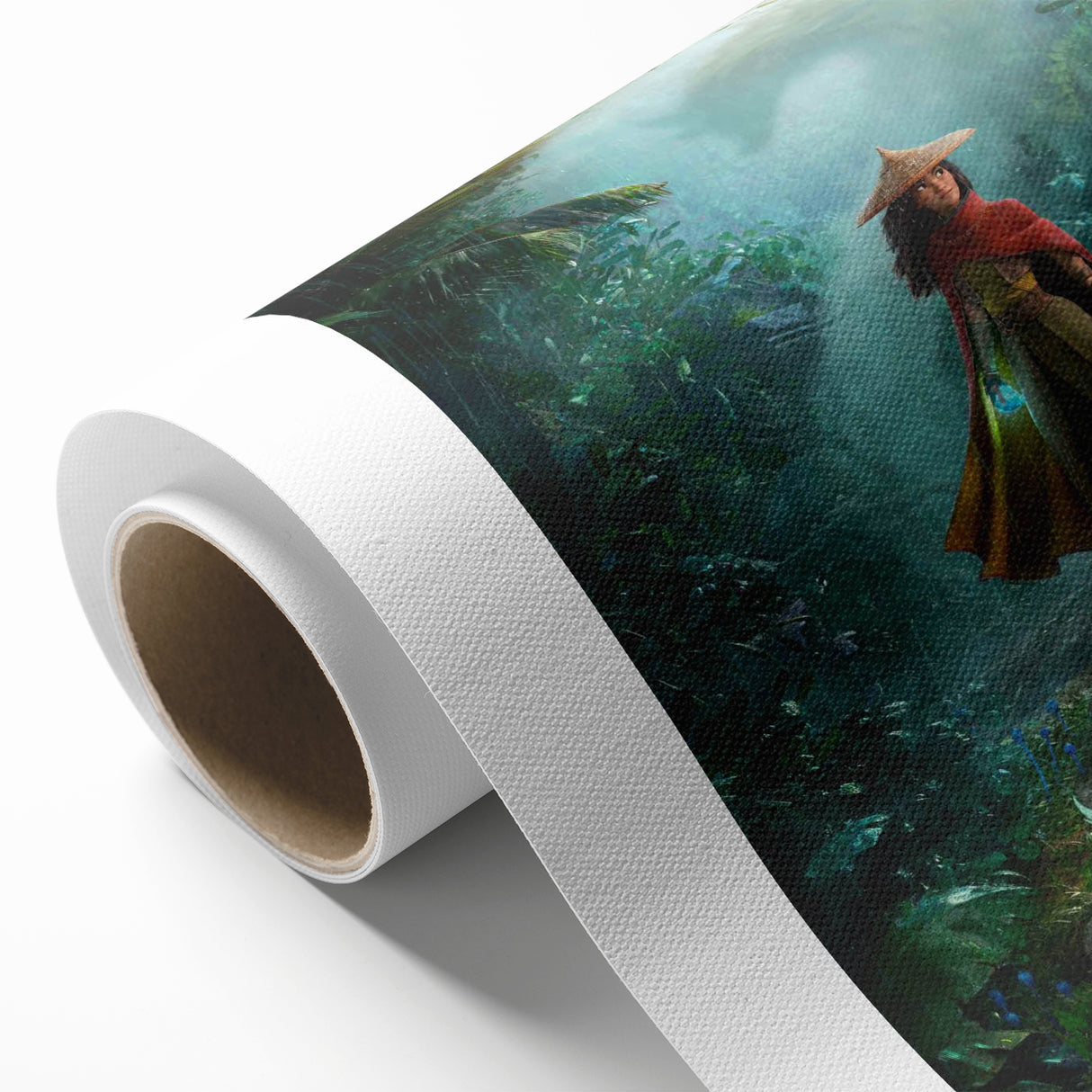Raya and the Last Dragon Poster – 2020s Vintage Fantasy Wall Art