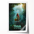 Raya and the Last Dragon Poster – 2020s Vintage Fantasy Wall Art