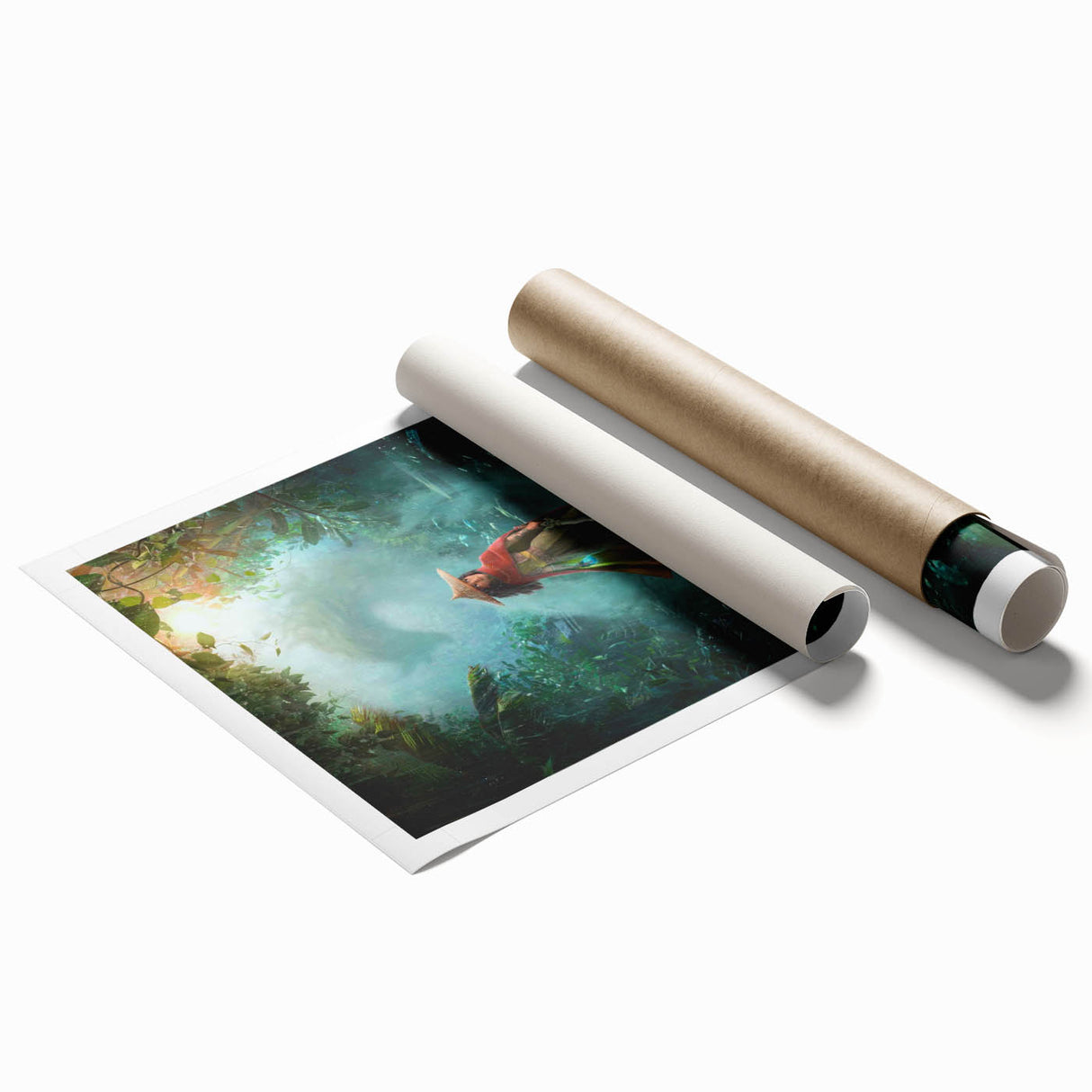 Raya and the Last Dragon Poster – 2020s Vintage Fantasy Wall Art