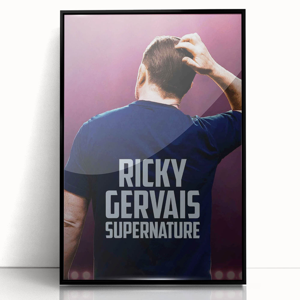Ricky Gervais SuperNature Poster - 2020s Vintage Comedy Wall Art