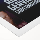 Ricky Gervais SuperNature Poster - 2020s Vintage Comedy Wall Art