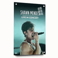 2020s Vintage Movie Poster - Shawn Mendes Live in Concert Music Art