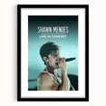 2020s Vintage Movie Poster - Shawn Mendes Live in Concert Music Art