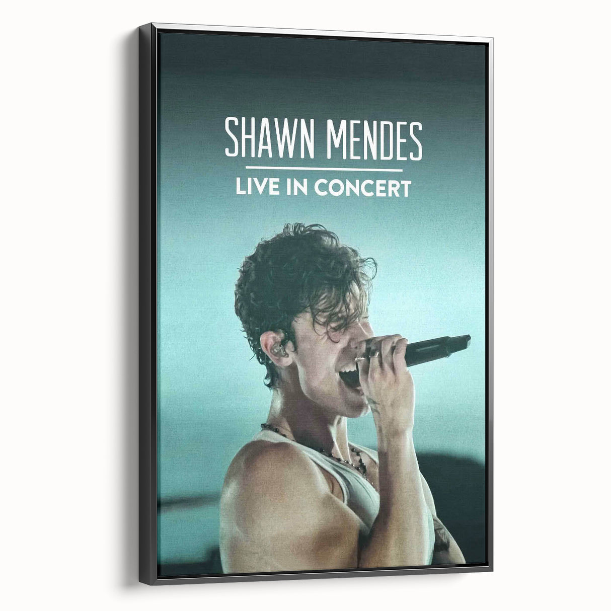 2020s Vintage Movie Poster - Shawn Mendes Live in Concert Music Art
